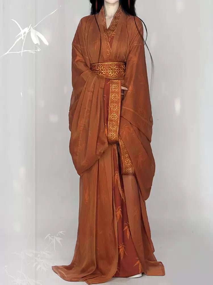 【Hanfu】Golden Harvest Serenity | Chunqiu to Han Dynasty Style Hanfuhan fu Chinese han fu hanfu male tang dynasty clothes chinese hanfu tang dynasty outfits traditiona hanfu dress chinese hanfu chinese style dress dress fashion cheongsam dress q