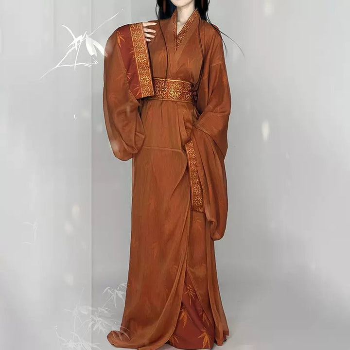 【Hanfu】Golden Harvest Serenity | Chunqiu to Han Dynasty Style Hanfuhan fu Chinese han fu hanfu male tang dynasty clothes chinese hanfu tang dynasty outfits traditiona hanfu dress chinese hanfu chinese style dress dress fashion cheongsam dress q