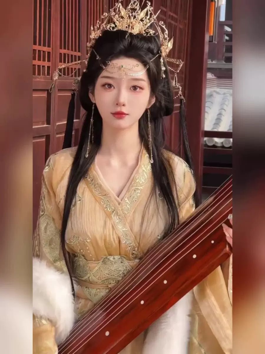 【Hanfu】Golden Majesty | Wei & Jin Style Hanfuhan fu Chinese han fu hanfu male tang dynasty clothes chinese hanfu tang dynasty outfits traditiona hanfu dress chinese hanfu chinese style dress dress fashion cheongsam dress q