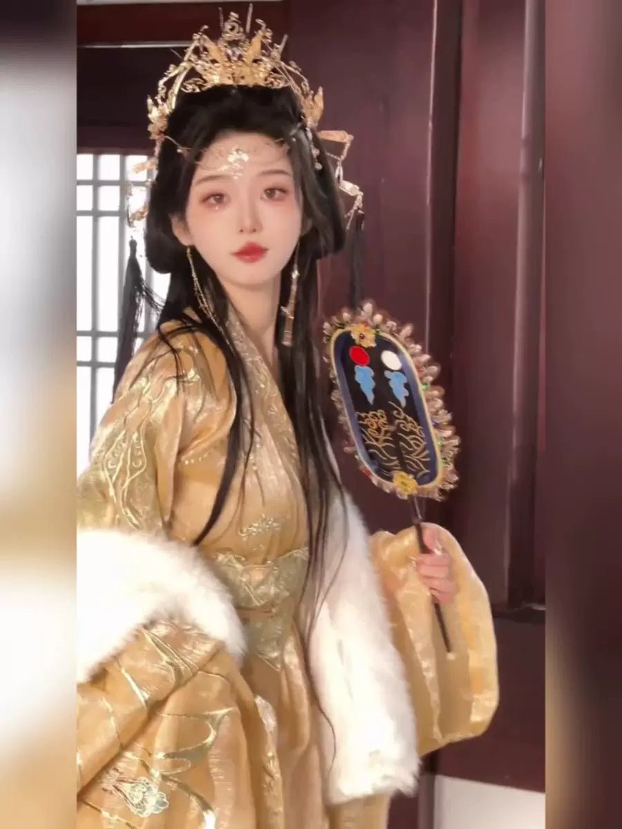 【Hanfu】Golden Majesty | Wei & Jin Style Hanfuhan fu Chinese han fu hanfu male tang dynasty clothes chinese hanfu tang dynasty outfits traditiona hanfu dress chinese hanfu chinese style dress dress fashion cheongsam dress q