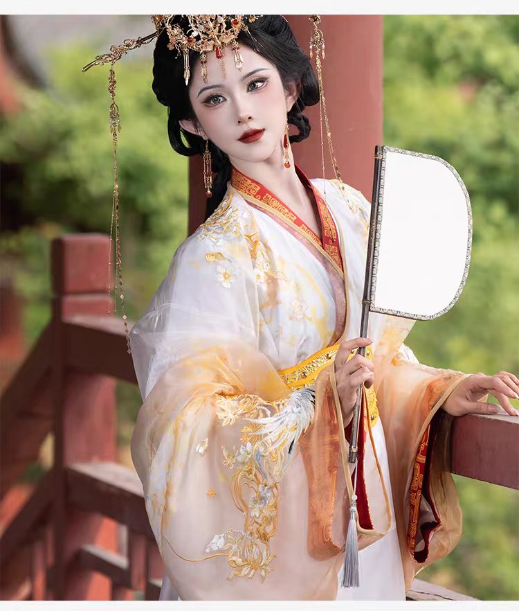 【Hanfu】Golden Radiance Elegance | Chunqiu to Han Dynasty Style Hanfuhan fu Chinese han fu hanfu male tang dynasty clothes chinese hanfu tang dynasty outfits traditiona hanfu dress chinese hanfu chinese style dress dress fashion cheongsam dress q