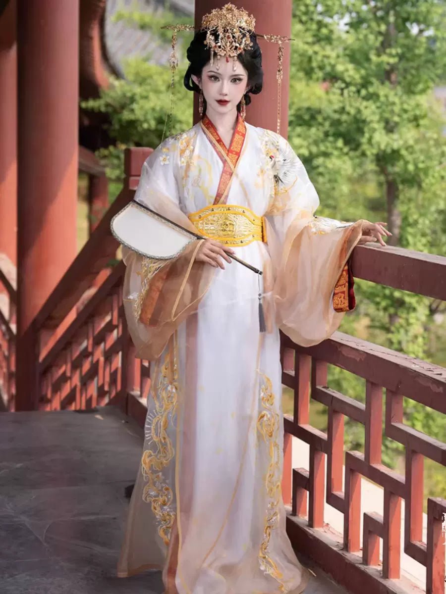 【Hanfu】Golden Radiance Elegance | Chunqiu to Han Dynasty Style Hanfuhan fu Chinese han fu hanfu male tang dynasty clothes chinese hanfu tang dynasty outfits traditiona hanfu dress chinese hanfu chinese style dress dress fashion cheongsam dress q