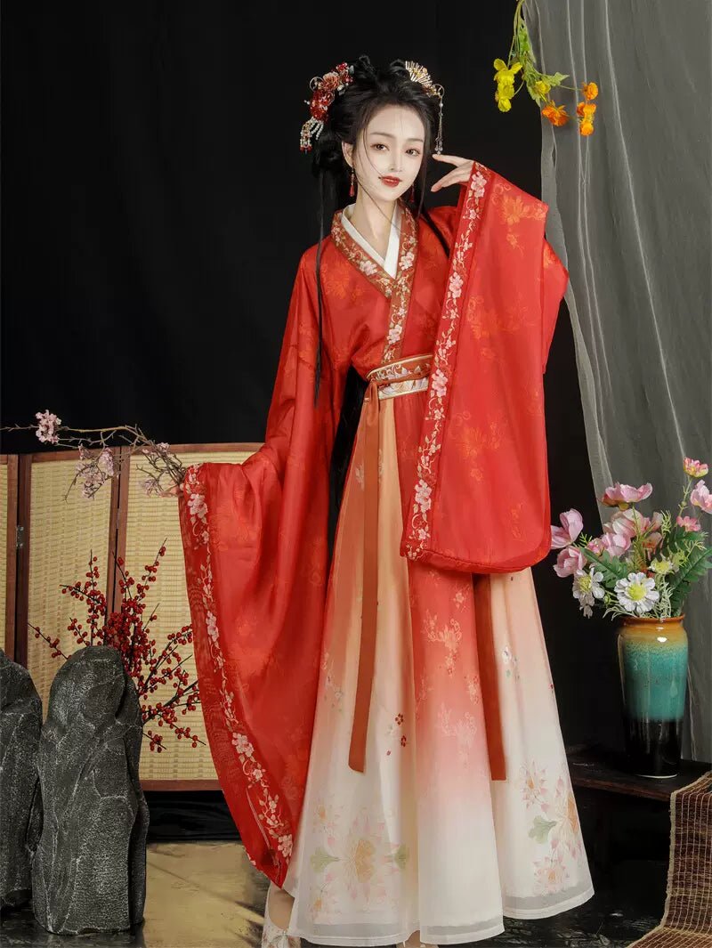 【Hanfu】Graceful Blossoms | Wei & Jin Style Hanfuhan fu Chinese han fu hanfu male tang dynasty clothes chinese hanfu tang dynasty outfits traditiona hanfu dress chinese hanfu chinese style dress dress fashion cheongsam dress q