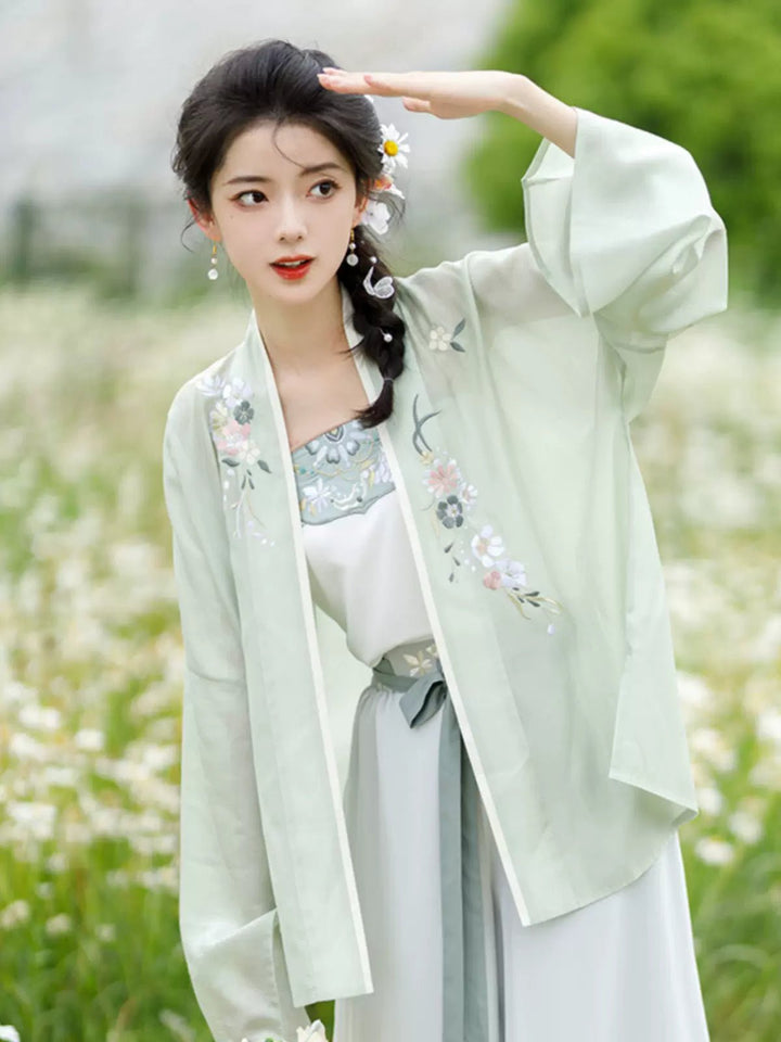 【Hanfu】Graceful Lady Strolling Among Flowers | Modern & Song Style Hanfuhan fu Chinese han fu hanfu male tang dynasty clothes chinese hanfu tang dynasty outfits traditiona hanfu dress chinese hanfu chinese style dress dress fashion cheongsam dress q