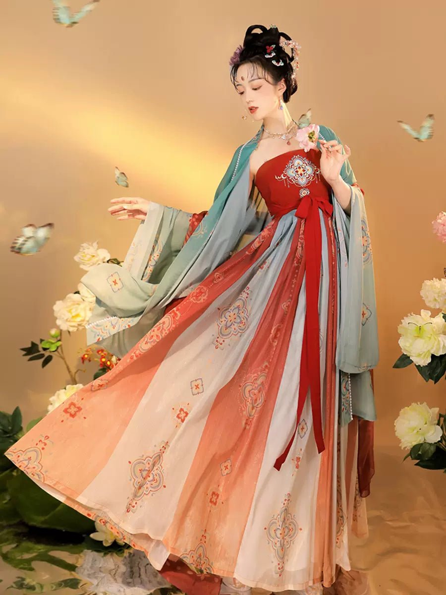 【Hanfu】Hairpin Flower|Tang Three - Piece Sethan fu Chinese han fu hanfu male tang dynasty clothes chinese hanfu tang dynasty outfits traditiona hanfu dress chinese hanfu chinese style dress dress fashion cheongsam dress q