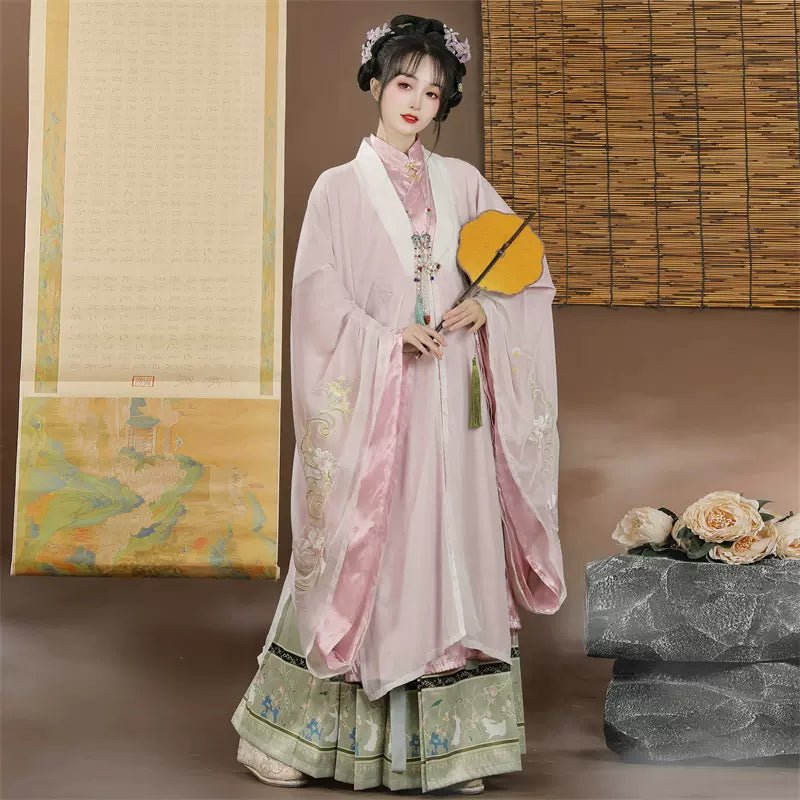 【Hanfu】Hundreds of flowers wither then peach blossoms bloom|Ming horse - faced sethan fu Chinese han fu hanfu male tang dynasty clothes chinese hanfu tang dynasty outfits traditiona hanfu dress chinese hanfu chinese style dress dress fashion cheongsam dress q