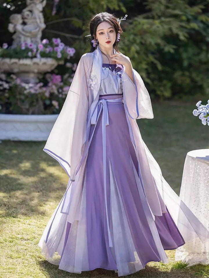 【Hanfu】﻿Iris flower|鸢尾花han fu Chinese han fu hanfu male tang dynasty clothes chinese hanfu tang dynasty outfits traditiona hanfu dress chinese hanfu chinese style dress dress fashion cheongsam dress q