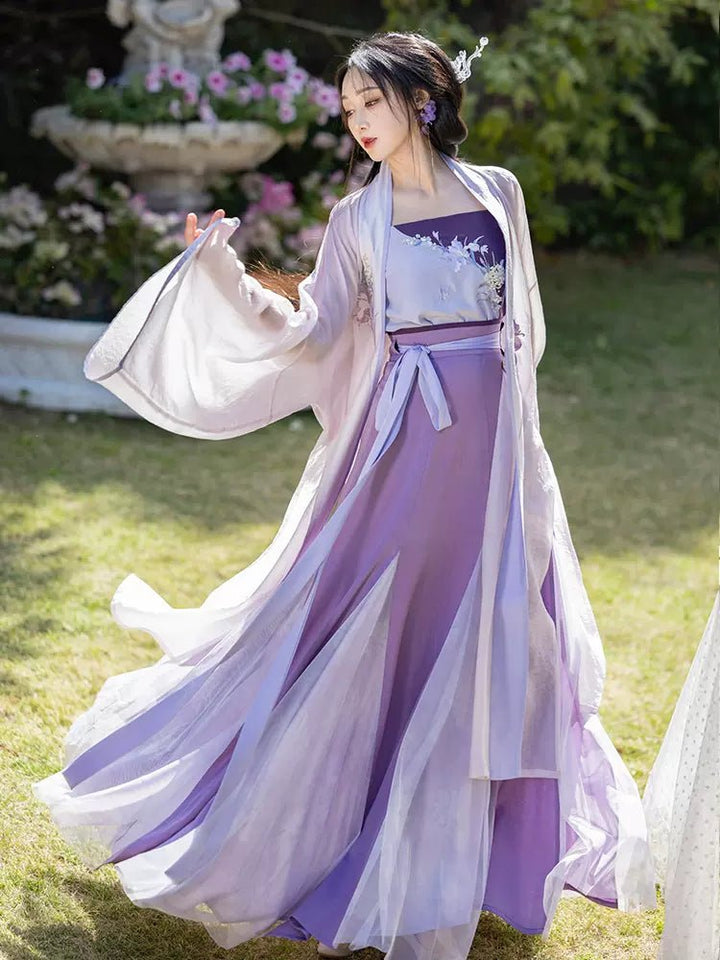 【Hanfu】﻿Iris flower|鸢尾花han fu Chinese han fu hanfu male tang dynasty clothes chinese hanfu tang dynasty outfits traditiona hanfu dress chinese hanfu chinese style dress dress fashion cheongsam dress q