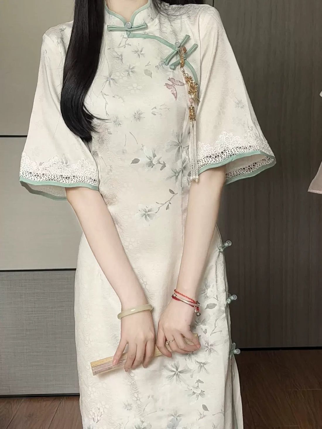 【Hanfu】Ivory Blossom Elegance | Cheongsam/Qipaohan fu Chinese han fu hanfu male tang dynasty clothes chinese hanfu tang dynasty outfits traditiona hanfu dress chinese hanfu chinese style dress dress fashion cheongsam dress q