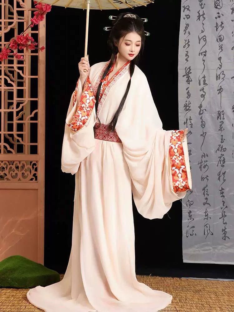 【Hanfu】Ivory Blossom Elegance | Chunqiu to Han Dynasty Style Hanfuhan fu Chinese han fu hanfu male tang dynasty clothes chinese hanfu tang dynasty outfits traditiona hanfu dress chinese hanfu chinese style dress dress fashion cheongsam dress q