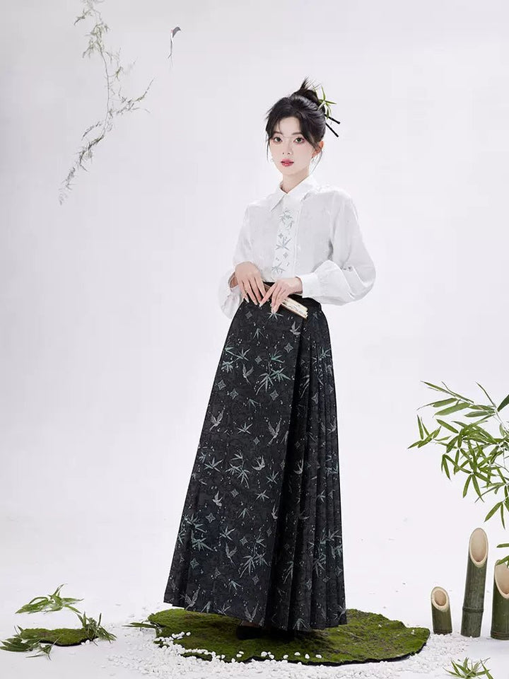 【Hanfu】Jade Forest After Rain | Mamian skirthan fu Chinese han fu hanfu male tang dynasty clothes chinese hanfu tang dynasty outfits traditiona hanfu dress chinese hanfu chinese style dress dress fashion cheongsam dress q