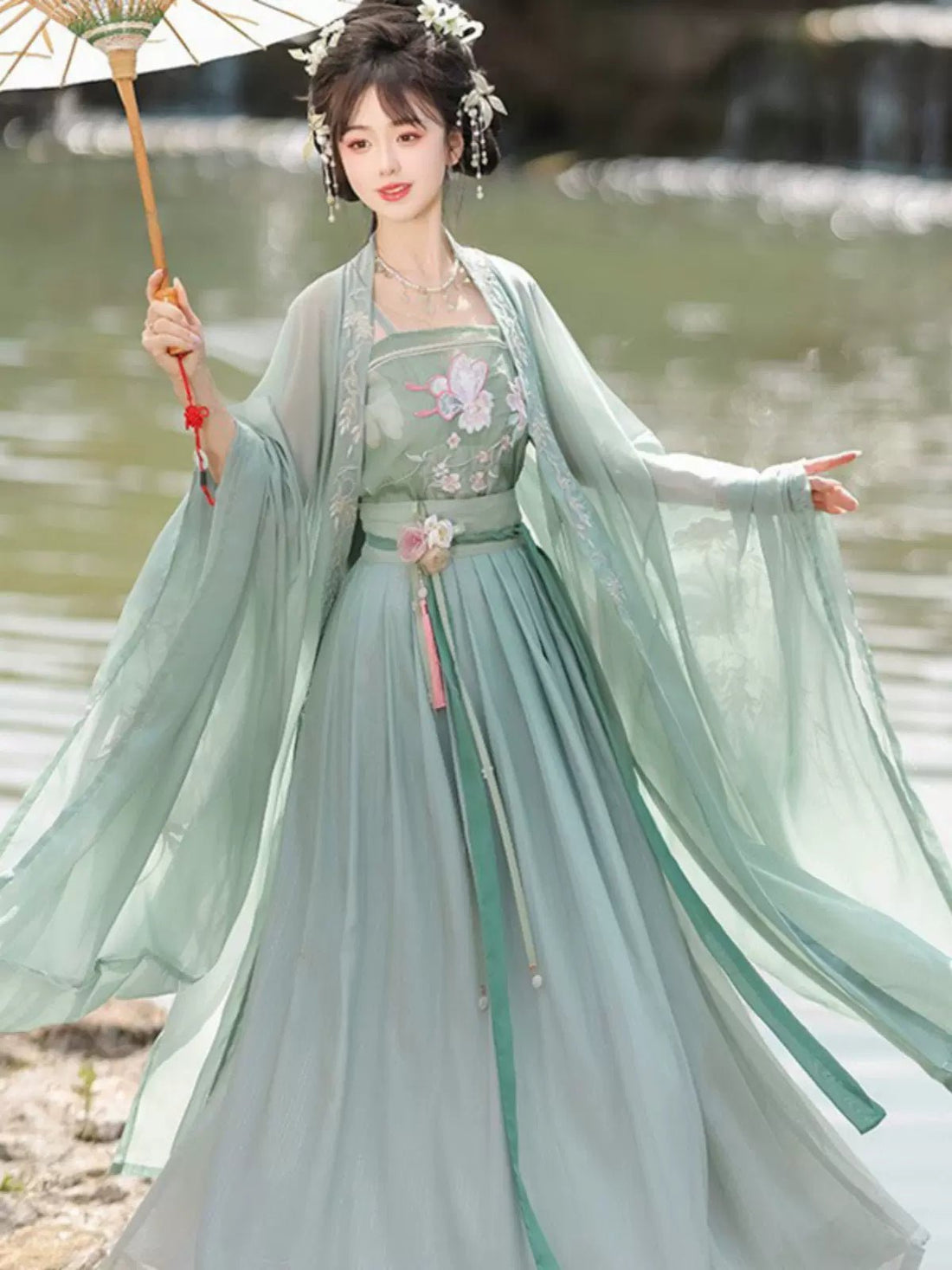 【Hanfu】Jade Harmony|Song Chest - length skirthan fu Chinese han fu hanfu male tang dynasty clothes chinese hanfu tang dynasty outfits traditiona hanfu dress chinese hanfu chinese style dress dress fashion cheongsam dress q