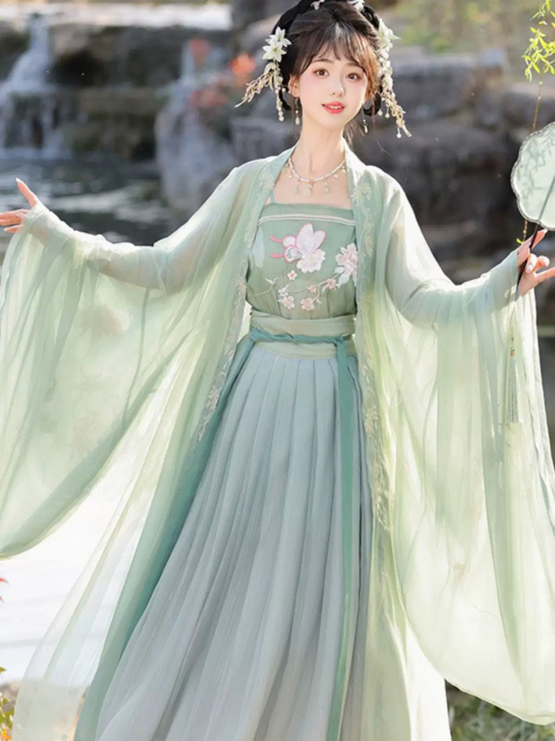 【Hanfu】Jade Harmony|Song Chest - length skirthan fu Chinese han fu hanfu male tang dynasty clothes chinese hanfu tang dynasty outfits traditiona hanfu dress chinese hanfu chinese style dress dress fashion cheongsam dress q