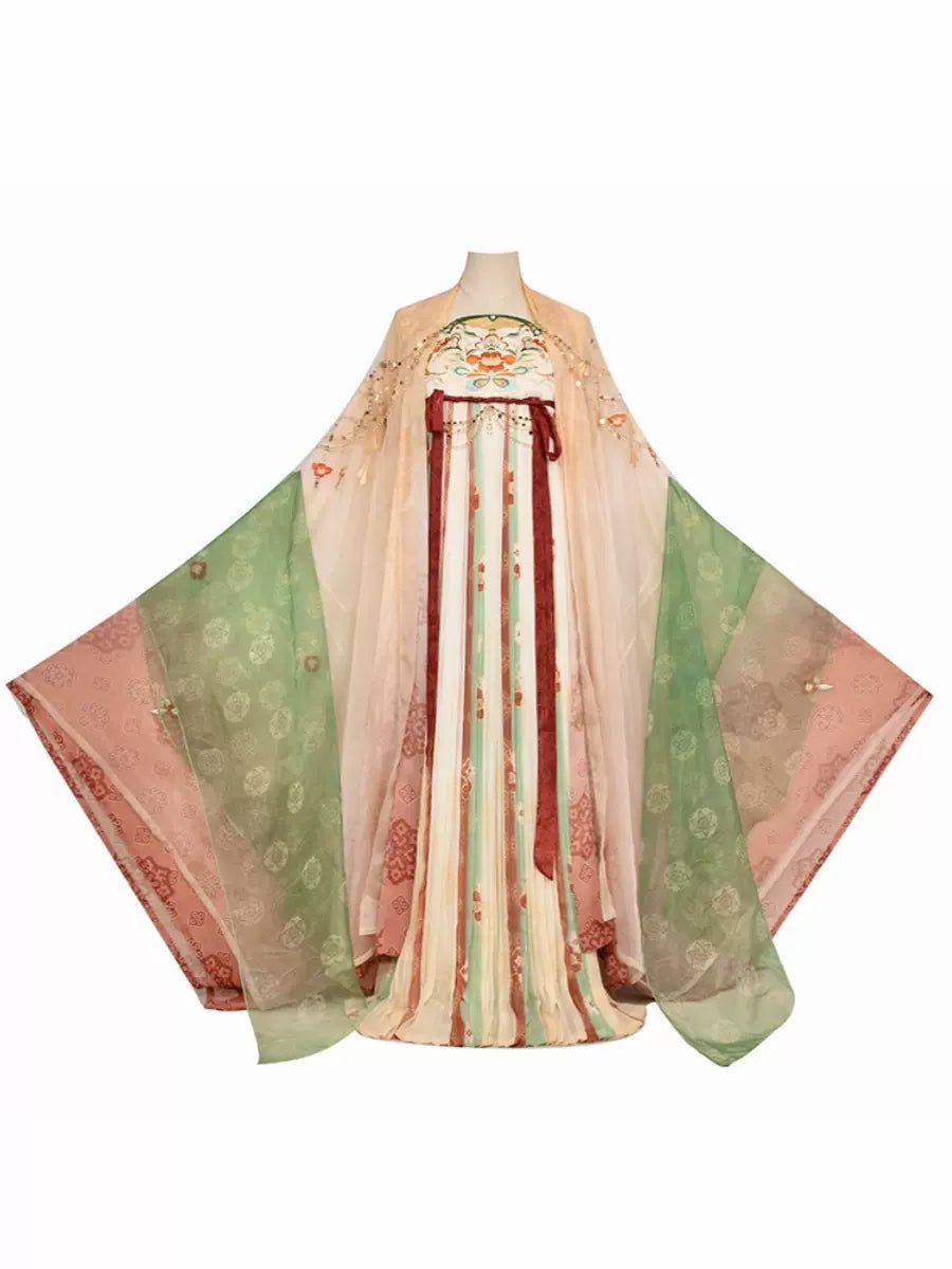 【Hanfu】Joy of Chang'an|Tang Chest - Length skirthan fu Chinese han fu hanfu male tang dynasty clothes chinese hanfu tang dynasty outfits traditiona hanfu dress chinese hanfu chinese style dress dress fashion cheongsam dress q