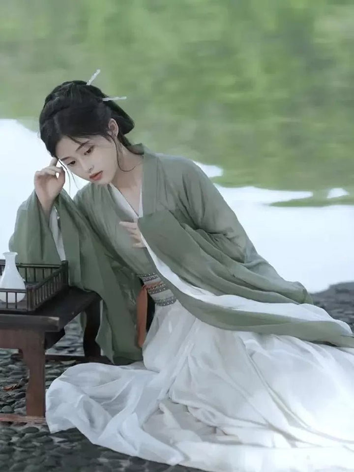 【Hanfu】Lakeside Tranquility | Wei & Jin Style Hanfuhan fu Chinese han fu hanfu male tang dynasty clothes chinese hanfu tang dynasty outfits traditiona hanfu dress chinese hanfu chinese style dress dress fashion cheongsam dress q