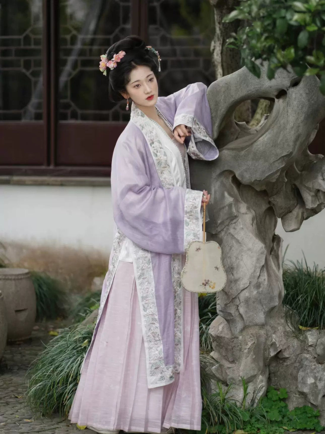 【Hanfu】Lavender Dreamscape | Song Chest - length skirthan fu Chinese han fu hanfu male tang dynasty clothes chinese hanfu tang dynasty outfits traditiona hanfu dress chinese hanfu chinese style dress dress fashion cheongsam dress q