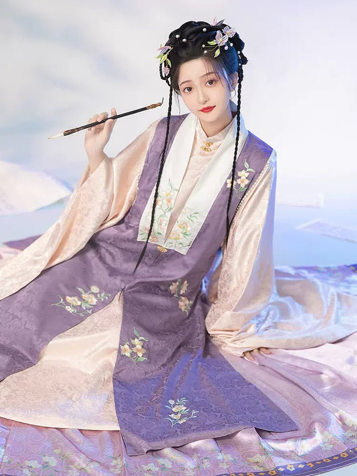 【Hanfu】Lavender Elegance | Ming Style Hanfuhan fu Chinese han fu hanfu male tang dynasty clothes chinese hanfu tang dynasty outfits traditiona hanfu dress chinese hanfu chinese style dress dress fashion cheongsam dress q