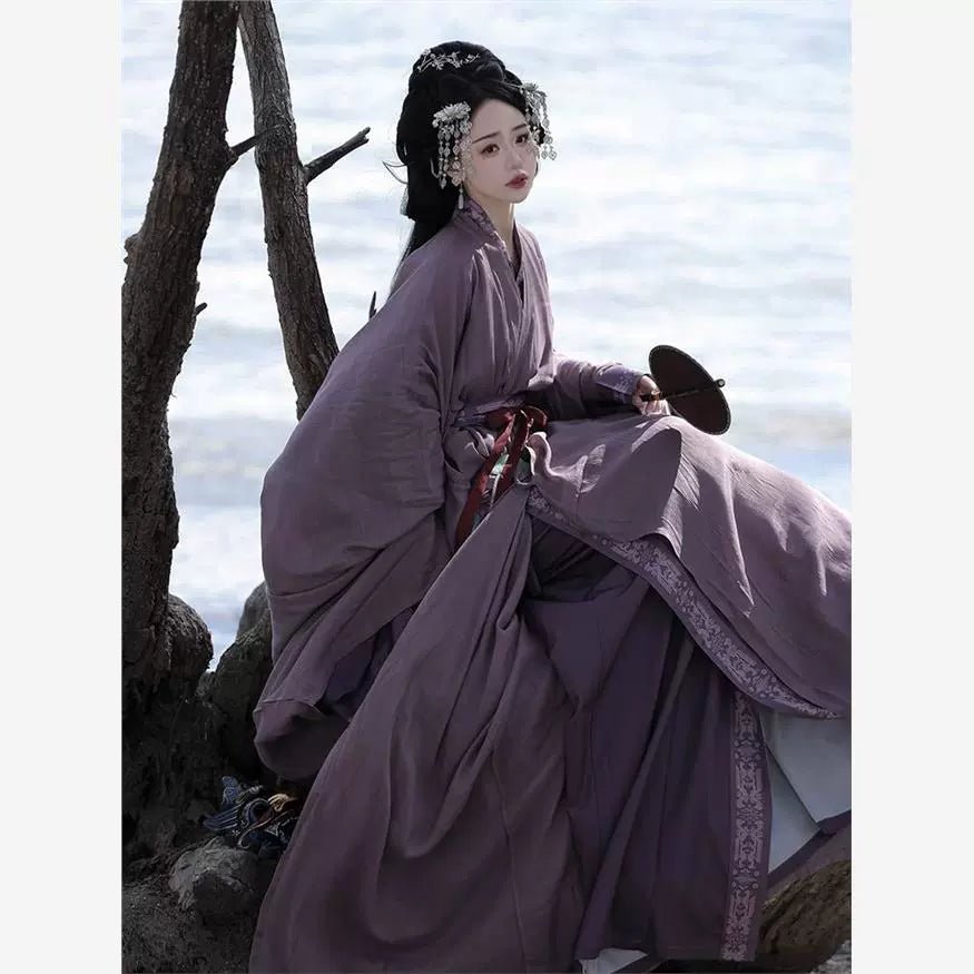 【Hanfu】Lavender Mist Elegance | Chunqiu to Han Dynasty Style Hanfuhan fu Chinese han fu hanfu male tang dynasty clothes chinese hanfu tang dynasty outfits traditiona hanfu dress chinese hanfu chinese style dress dress fashion cheongsam dress q