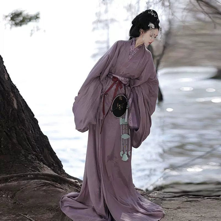 【Hanfu】Lavender Mist Elegance | Chunqiu to Han Dynasty Style Hanfuhan fu Chinese han fu hanfu male tang dynasty clothes chinese hanfu tang dynasty outfits traditiona hanfu dress chinese hanfu chinese style dress dress fashion cheongsam dress q