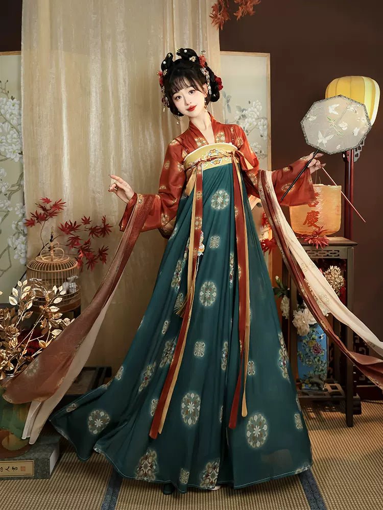 【Hanfu】Legendary City Chang'an|Tang Chest - Length skirthan fu Chinese han fu hanfu male tang dynasty clothes chinese hanfu tang dynasty outfits traditiona hanfu dress chinese hanfu chinese style dress dress fashion cheongsam dress q