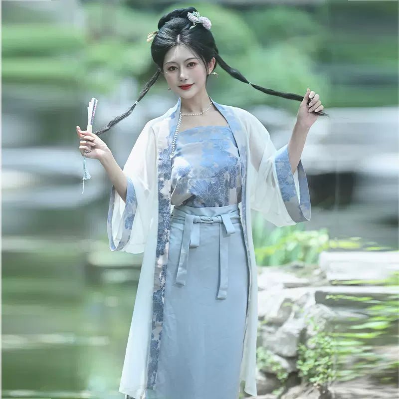 【Hanfu】Light and thin Tencel|Song three - piece sethan fu Chinese han fu hanfu male tang dynasty clothes chinese hanfu tang dynasty outfits traditiona hanfu dress chinese hanfu chinese style dress dress fashion cheongsam dress q