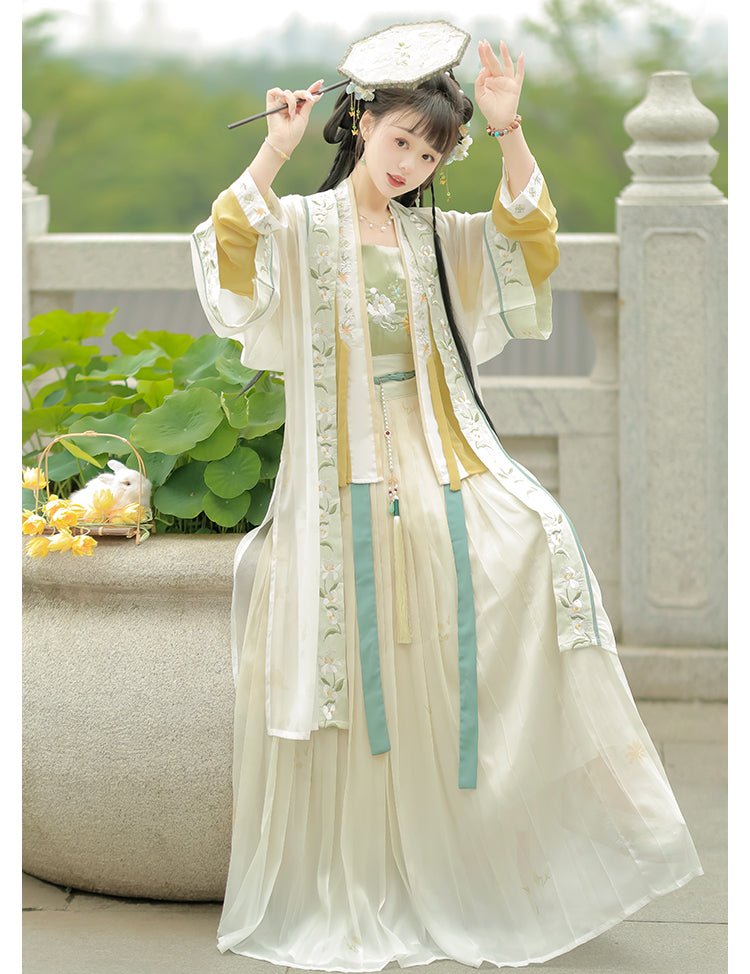 【Hanfu】Lingering Jasmine Fragrance | Song Four - piece Sethan fu Chinese han fu hanfu male tang dynasty clothes chinese hanfu tang dynasty outfits traditiona hanfu dress chinese hanfu chinese style dress dress fashion cheongsam dress q