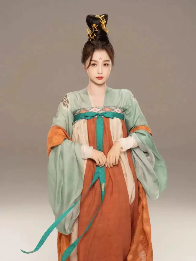 【Hanfu】Little Orchid|Tang Chest - Length skirthan fu Chinese han fu hanfu male tang dynasty clothes chinese hanfu tang dynasty outfits traditiona hanfu dress chinese hanfu chinese style dress dress fashion cheongsam dress q