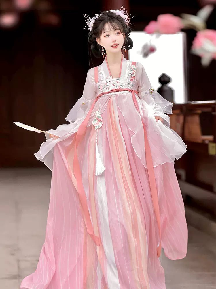 【Hanfu】Little Sweet Rabbit|Song dresshan fu Chinese han fu hanfu male tang dynasty clothes chinese hanfu tang dynasty outfits traditiona hanfu dress chinese hanfu chinese style dress dress fashion cheongsam dress q