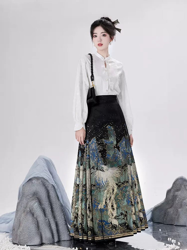 【Hanfu】Mist and Clouds Attire | Mamian skirthan fu Chinese han fu hanfu male tang dynasty clothes chinese hanfu tang dynasty outfits traditiona hanfu dress chinese hanfu chinese style dress dress fashion cheongsam dress q