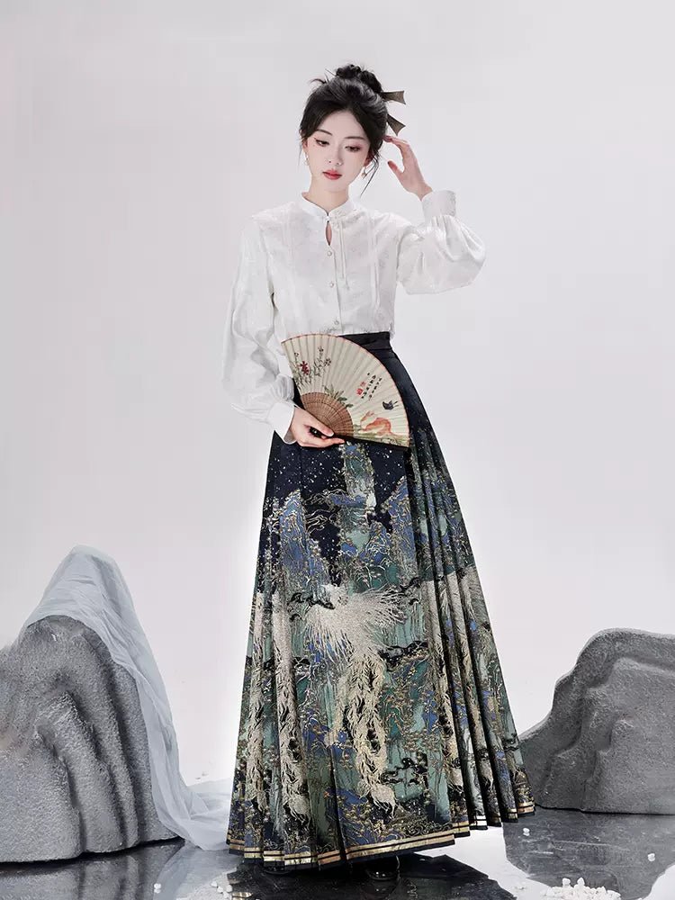 【Hanfu】Mist and Clouds Attire | Mamian skirthan fu Chinese han fu hanfu male tang dynasty clothes chinese hanfu tang dynasty outfits traditiona hanfu dress chinese hanfu chinese style dress dress fashion cheongsam dress q