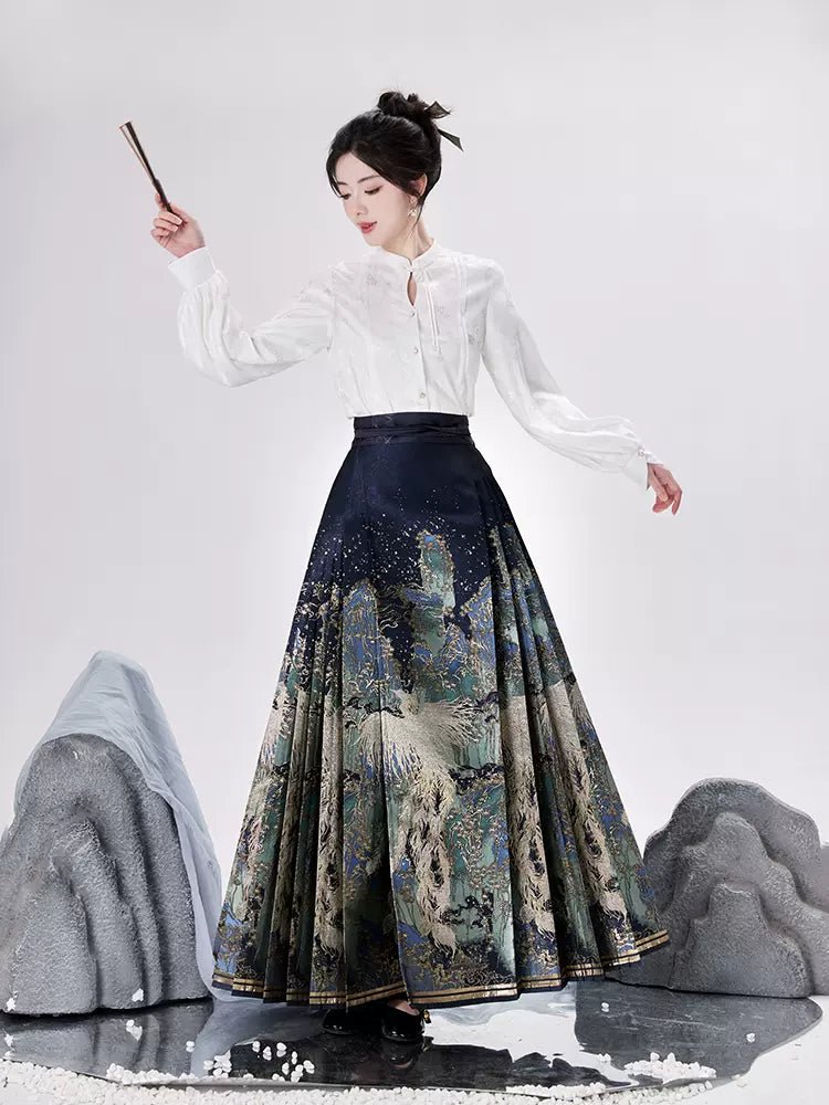 【Hanfu】Mist and Clouds Attire | Mamian skirthan fu Chinese han fu hanfu male tang dynasty clothes chinese hanfu tang dynasty outfits traditiona hanfu dress chinese hanfu chinese style dress dress fashion cheongsam dress q