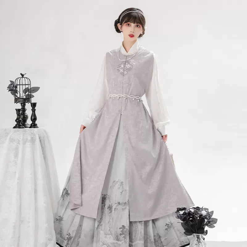 【Hanfu】Mist and Rain in the South | Modern Style Hanfuhan fu Chinese han fu hanfu male tang dynasty clothes chinese hanfu tang dynasty outfits traditiona hanfu dress chinese hanfu chinese style dress dress fashion cheongsam dress q