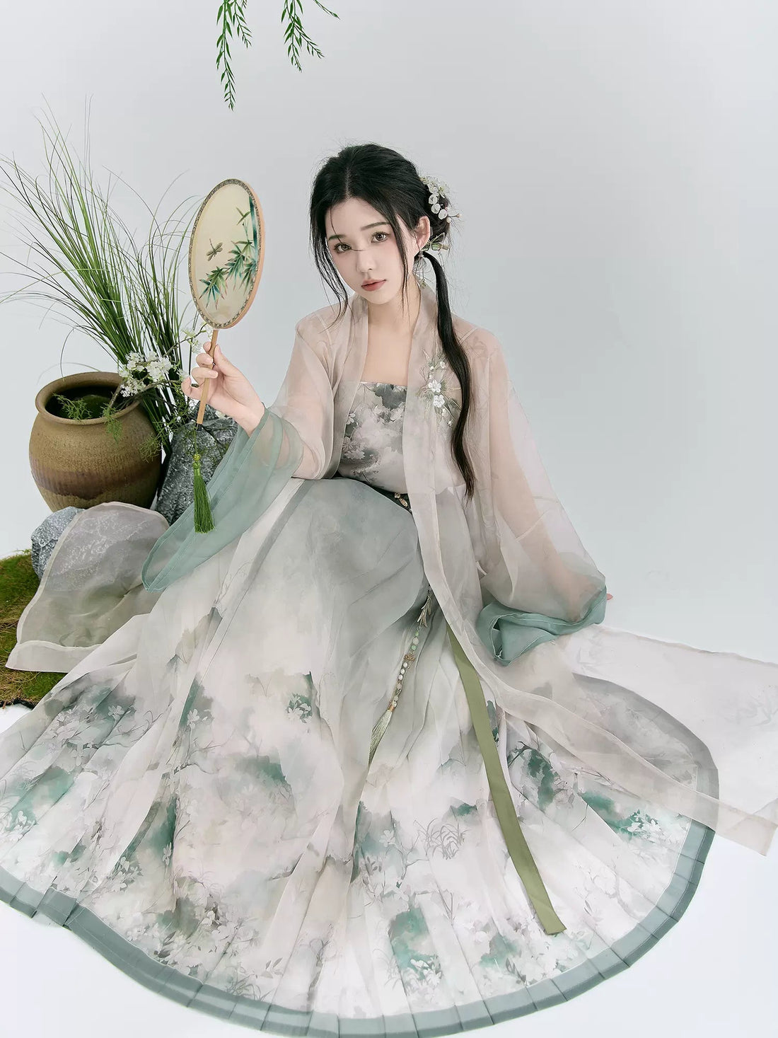 【Hanfu】Misty Willow Elegance | Song Dynasty Hanfuhan fu Chinese han fu hanfu male tang dynasty clothes chinese hanfu tang dynasty outfits traditiona hanfu dress chinese hanfu chinese style dress dress fashion cheongsam dress q