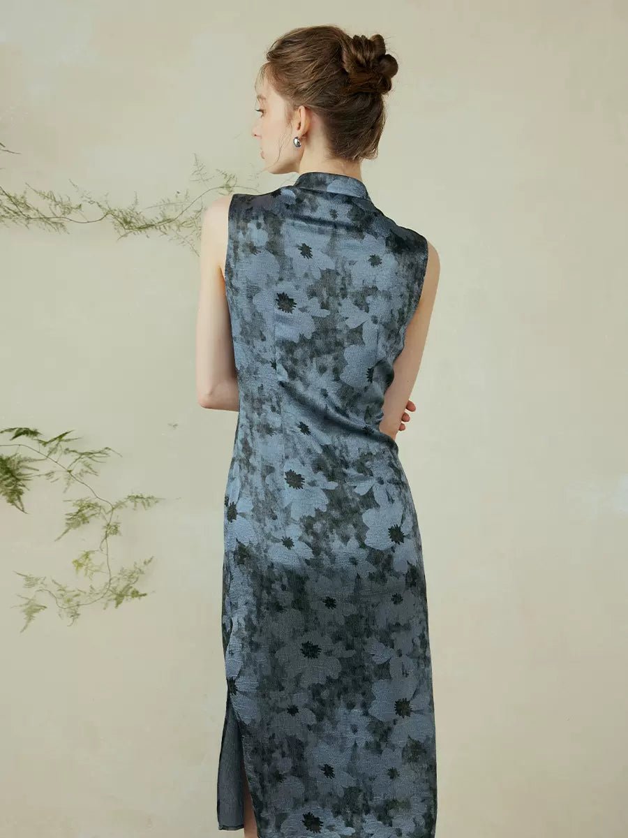 【Hanfu】Moonlit Garden Serenity | Cheongsam/Qipaohan fu Chinese han fu hanfu male tang dynasty clothes chinese hanfu tang dynasty outfits traditiona hanfu dress chinese hanfu chinese style dress dress fashion cheongsam dress q