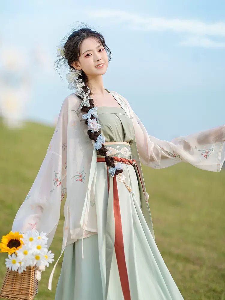 【Hanfu】Morning Bloom Radiance | Song Three - piece Sethan fu Chinese han fu hanfu male tang dynasty clothes chinese hanfu tang dynasty outfits traditiona hanfu dress chinese hanfu chinese style dress dress fashion cheongsam dress q