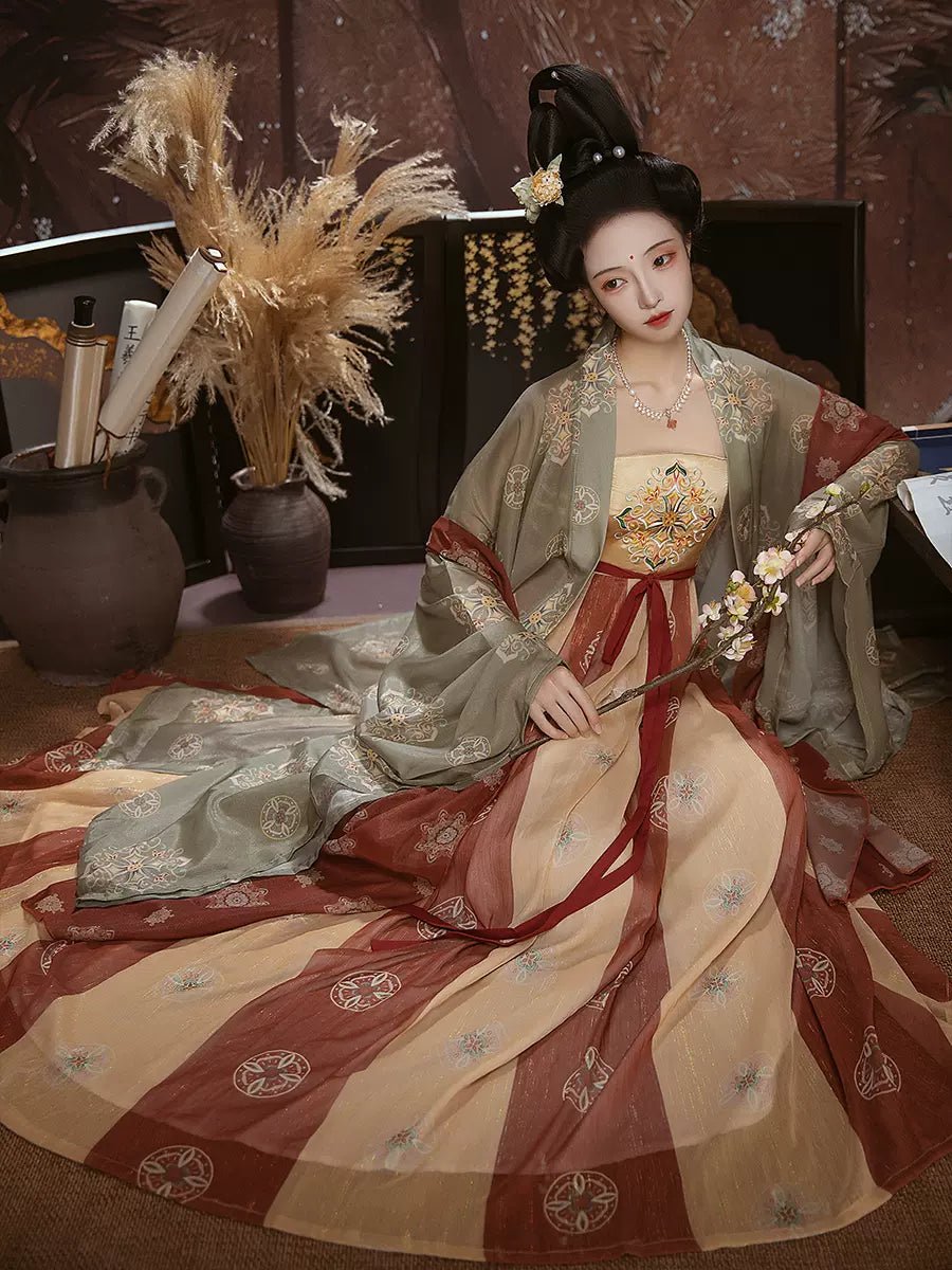 【Hanfu】Old Stories of Past Tang |Tang Chest - Length skirthan fu Chinese han fu hanfu male tang dynasty clothes chinese hanfu tang dynasty outfits traditiona hanfu dress chinese hanfu chinese style dress dress fashion cheongsam dress q