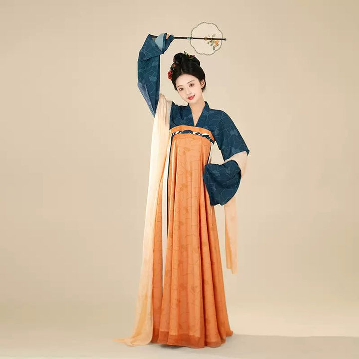 【Hanfu】Platycodon Grandiflorus|Tang Chest - Length skirthan fu Chinese han fu hanfu male tang dynasty clothes chinese hanfu tang dynasty outfits traditiona hanfu dress chinese hanfu chinese style dress dress fashion cheongsam dress q