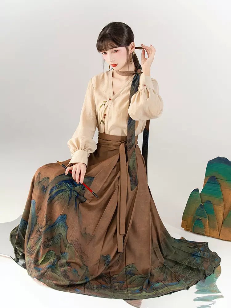 【Hanfu】Poetic Charm of Misty Jiangnan | Modern Style Hanfuhan fu Chinese han fu hanfu male tang dynasty clothes chinese hanfu tang dynasty outfits traditiona hanfu dress chinese hanfu chinese style dress dress fashion cheongsam dress q