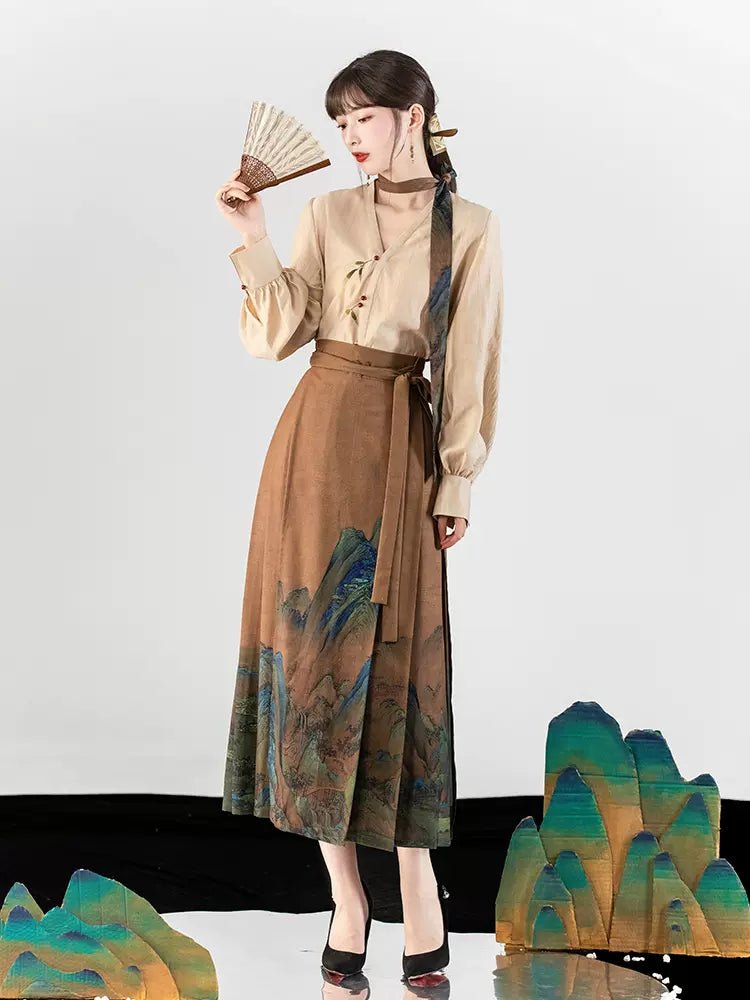 【Hanfu】Poetic Charm of Misty Jiangnan | Modern Style Hanfuhan fu Chinese han fu hanfu male tang dynasty clothes chinese hanfu tang dynasty outfits traditiona hanfu dress chinese hanfu chinese style dress dress fashion cheongsam dress q