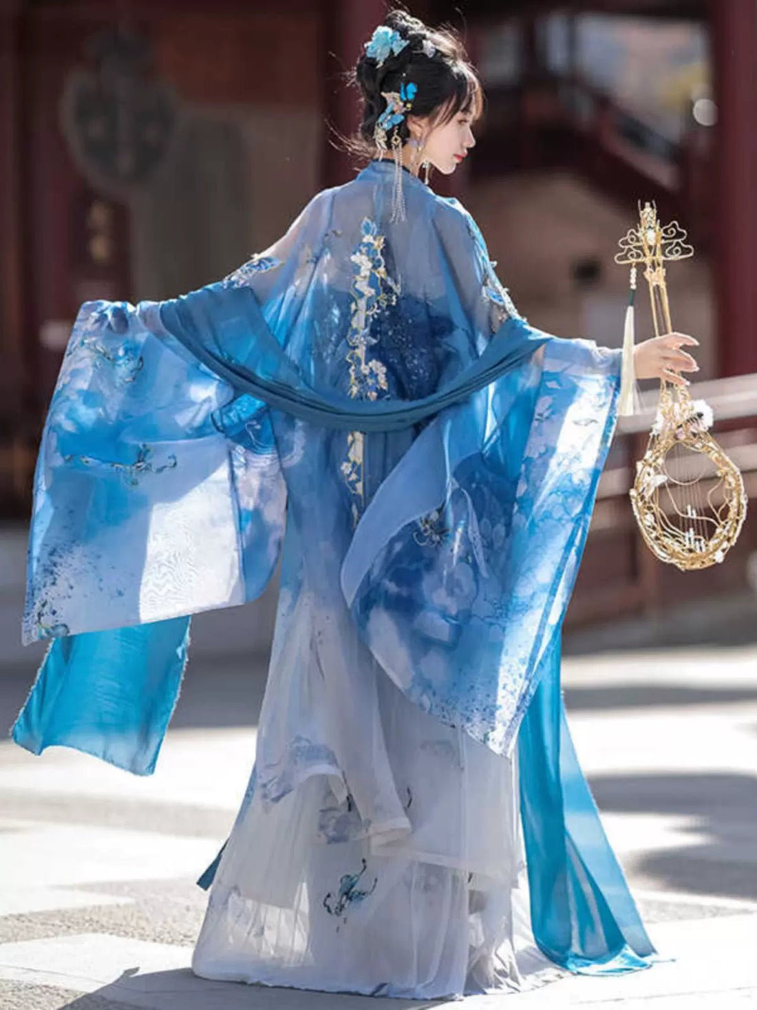 【Hanfu】Porcelain Plate Beauty|Tang Chest - Length skirthan fu Chinese han fu hanfu male tang dynasty clothes chinese hanfu tang dynasty outfits traditiona hanfu dress chinese hanfu chinese style dress dress fashion cheongsam dress q