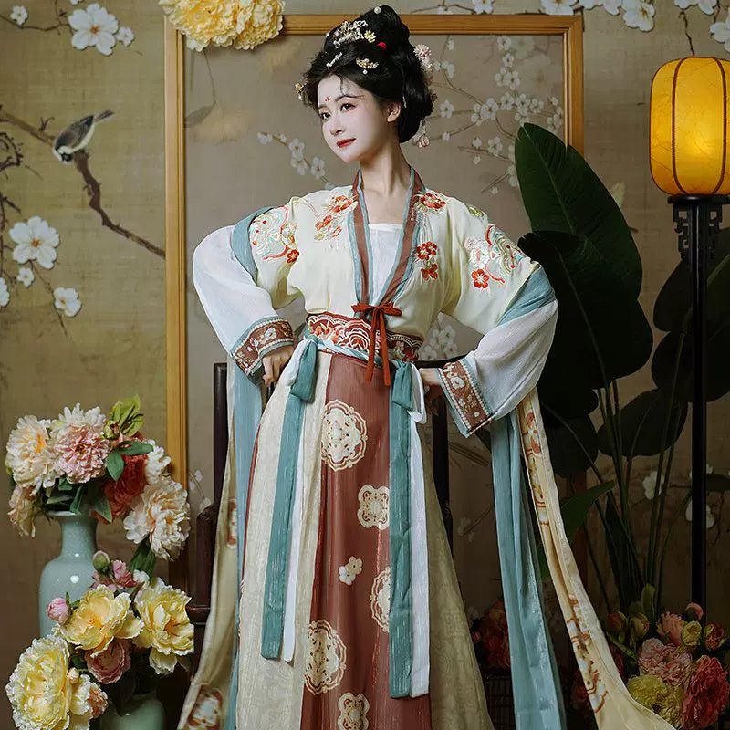 【Hanfu】Princess Changle|Tang Waist - Length skirthan fu Chinese han fu hanfu male tang dynasty clothes chinese hanfu tang dynasty outfits traditiona hanfu dress chinese hanfu chinese style dress dress fashion cheongsam dress q