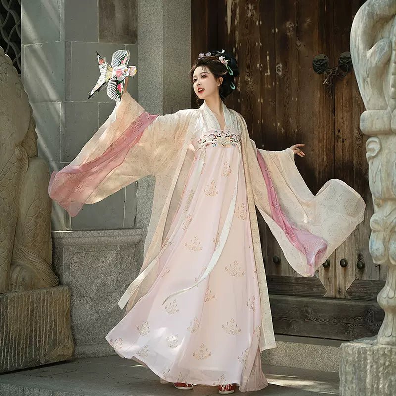 【Hanfu】Prolific Jasmine|Tang Chest - Length skirthan fu Chinese han fu hanfu male tang dynasty clothes chinese hanfu tang dynasty outfits traditiona hanfu dress chinese hanfu chinese style dress dress fashion cheongsam dress q