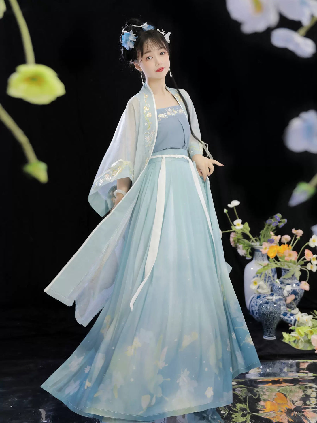 【Hanfu】Pure Joy | Song Three - pirece skirthan fu Chinese han fu hanfu male tang dynasty clothes chinese hanfu tang dynasty outfits traditiona hanfu dress chinese hanfu chinese style dress dress fashion cheongsam dress q