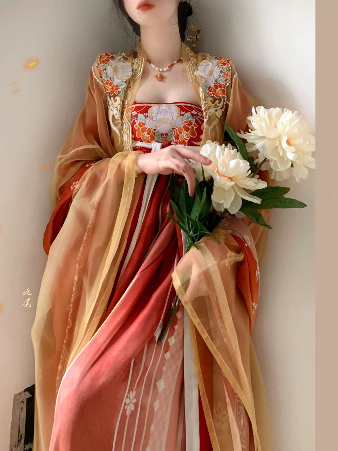 【Hanfu】Radiant Blossom Elegance | Song Chest - length skirthan fu Chinese han fu hanfu male tang dynasty clothes chinese hanfu tang dynasty outfits traditiona hanfu dress chinese hanfu chinese style dress dress fashion cheongsam dress q