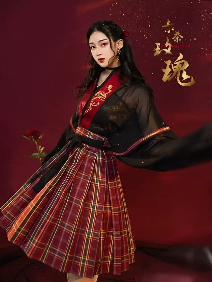 【Hanfu】﻿Red Tea Rose|赤茶玫瑰han fu Chinese han fu hanfu male tang dynasty clothes chinese hanfu tang dynasty outfits traditiona hanfu dress chinese hanfu chinese style dress dress fashion cheongsam dress q