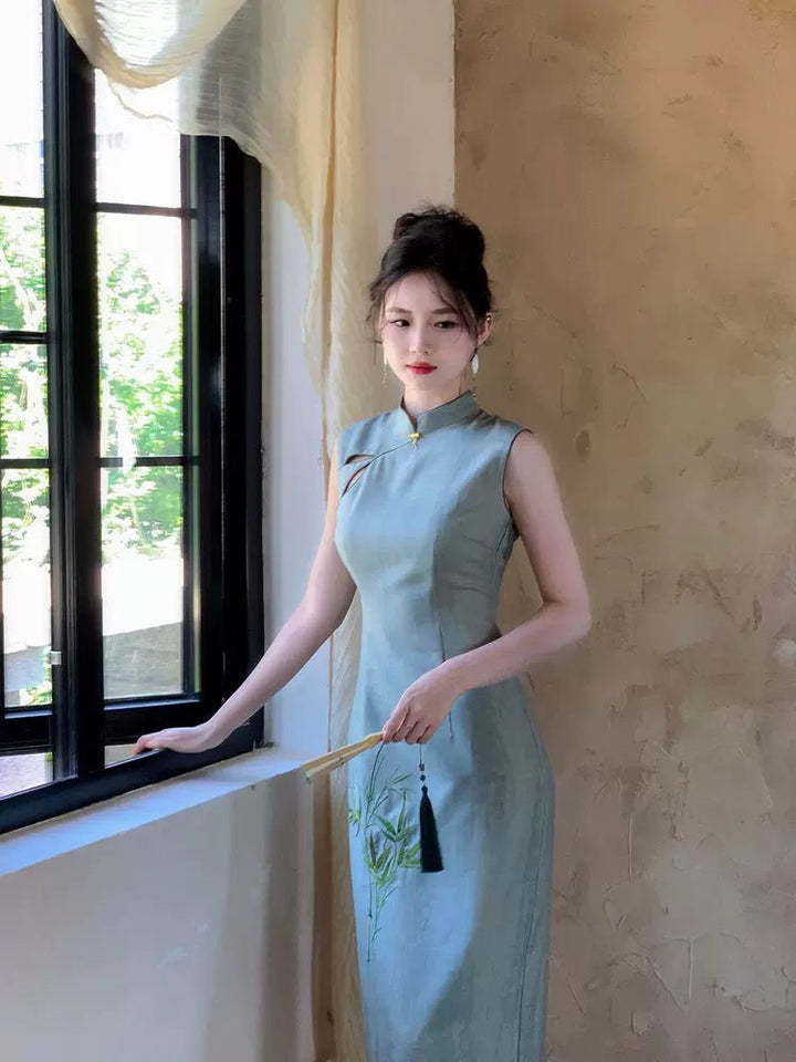 【Hanfu】Rose Petal Grace | Cheongsam/Qipaohan fu Chinese han fu hanfu male tang dynasty clothes chinese hanfu tang dynasty outfits traditiona hanfu dress chinese hanfu chinese style dress dress fashion cheongsam dress q