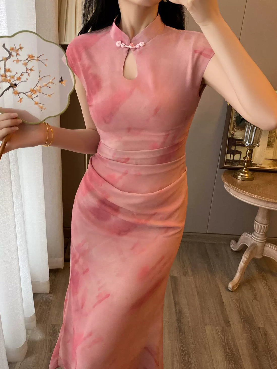 【Hanfu】Rosy Blush of Twilight | Cheongsam/Qipaohan fu Chinese han fu hanfu male tang dynasty clothes chinese hanfu tang dynasty outfits traditiona hanfu dress chinese hanfu chinese style dress dress fashion cheongsam dress q