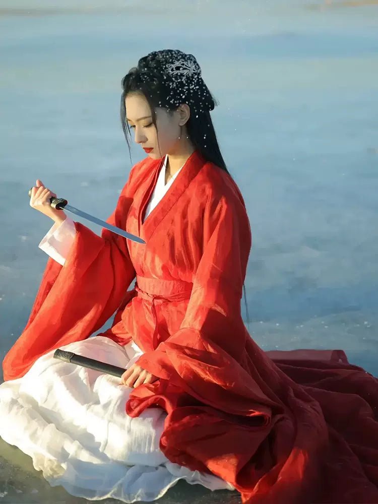 【Hanfu】Scarlet Dawn | Wei & Jin Style Hanfuhan fu Chinese han fu hanfu male tang dynasty clothes chinese hanfu tang dynasty outfits traditiona hanfu dress chinese hanfu chinese style dress dress fashion cheongsam dress q