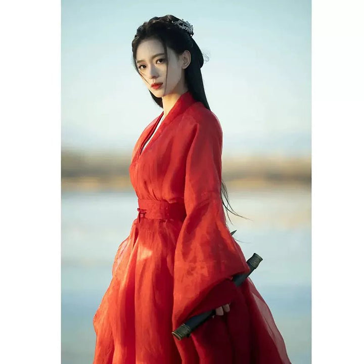 【Hanfu】Scarlet Dawn | Wei & Jin Style Hanfuhan fu Chinese han fu hanfu male tang dynasty clothes chinese hanfu tang dynasty outfits traditiona hanfu dress chinese hanfu chinese style dress dress fashion cheongsam dress q