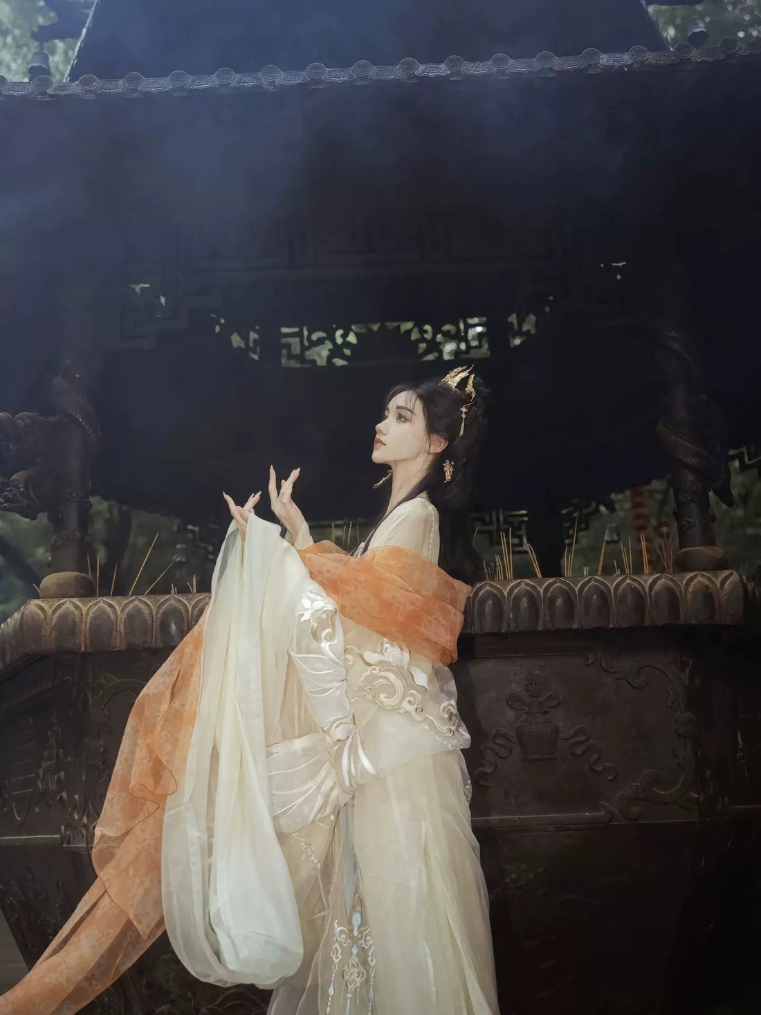 【Hanfu】Seibei (mythical bird)|Tang Chest - Length skirthan fu Chinese han fu hanfu male tang dynasty clothes chinese hanfu tang dynasty outfits traditiona hanfu dress chinese hanfu chinese style dress dress fashion cheongsam dress q